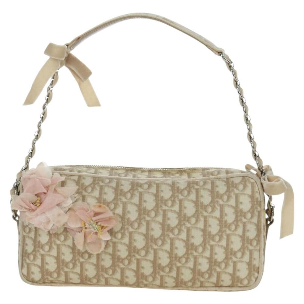 Dior Trotter Girly Shoulder Bag Beige